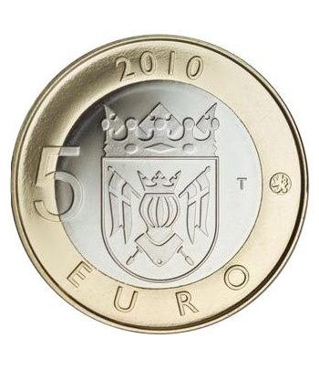 moneda Finlandia 5 Euros 2010 (1ª) Cartera proof