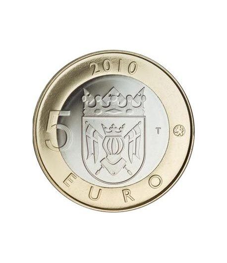 moneda Finlandia 5 Euros 2010 (1ª) Cartera proof