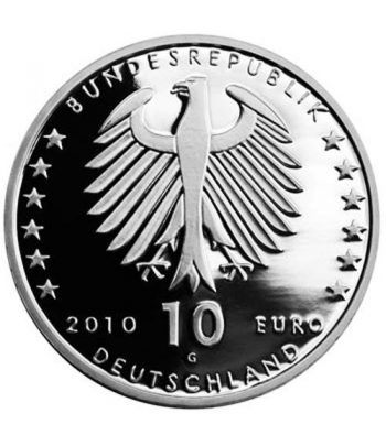 moneda Alemania 10 Euros 2010 G. Konrad Zuse. Proof.