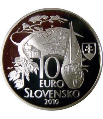 moneda Eslovaquia 10 Euros 2010 Martin Kukucin