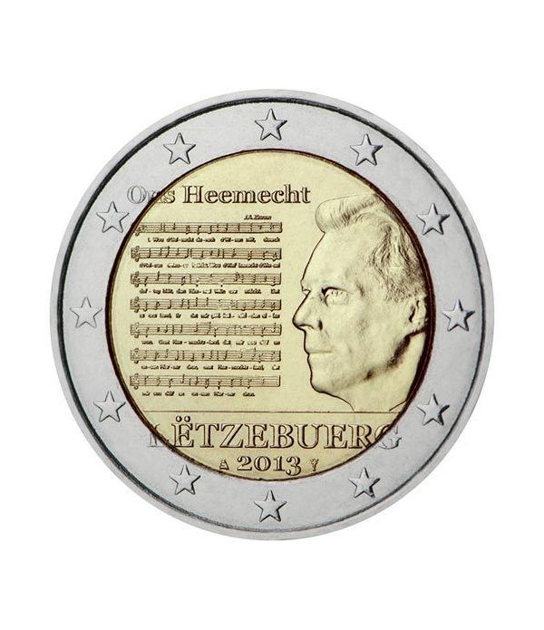 moneda conmemorativa 2 euros Luxemburgo 2013.  - 2