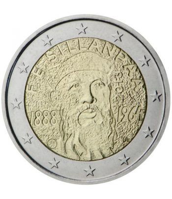 moneda 2 euros Finlandia 2013 Frans Emil Sillanpaa.