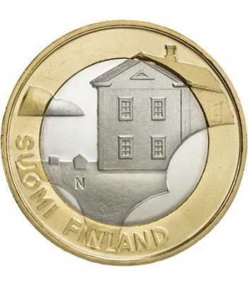 moneda Finlandia 5 Euros 2013 Ostrobothnia.