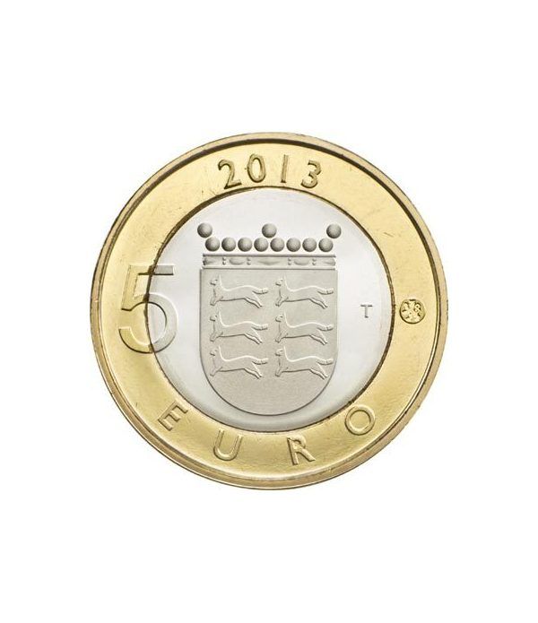 moneda Finlandia 5 Euros 2013 Ostrobothnia.