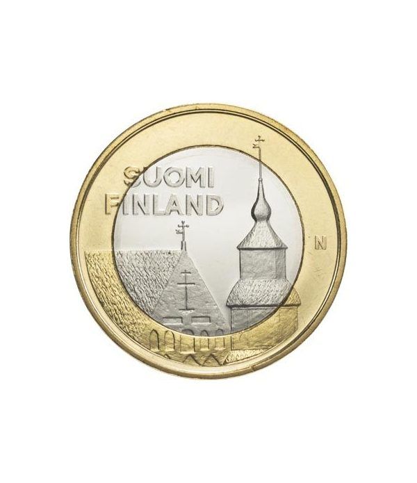 moneda Finlandia 5 Euros 2013 Tavastia.  - 2