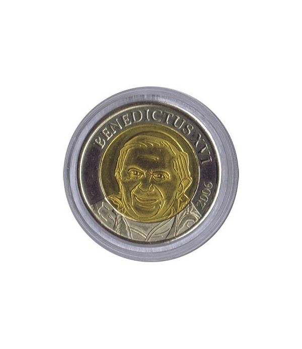 Euro prueba Vaticano 2 euros 2006 Benedicto XVI.