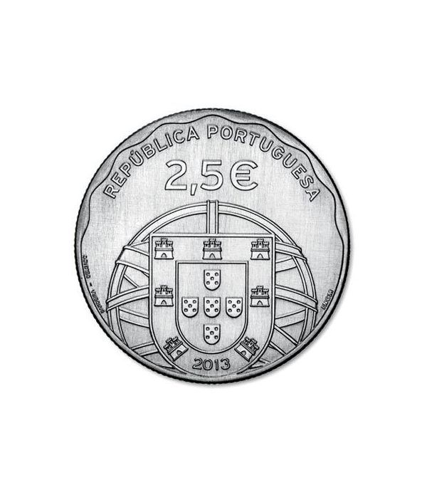Portugal 2.5 Euros 2013 100 Años Submarino Espadarte.  - 2