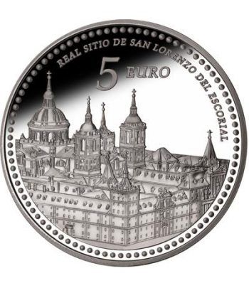 Moneda 2013 Patrimonio Nacional. Monasterio El Escorial. 5 euros