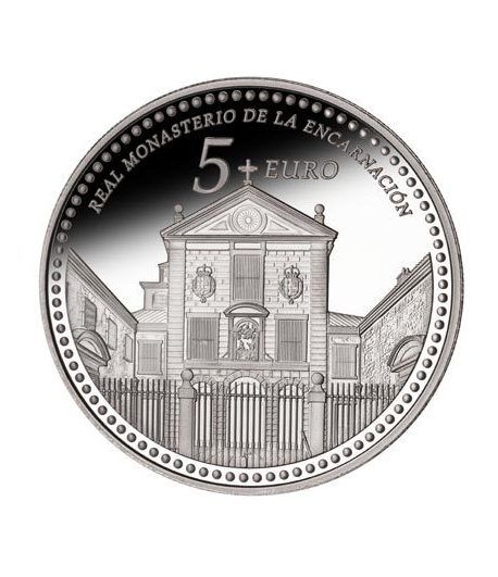 Moneda 2013 Patrimonio Nacional. Monasterio Encarnación. 5 euros