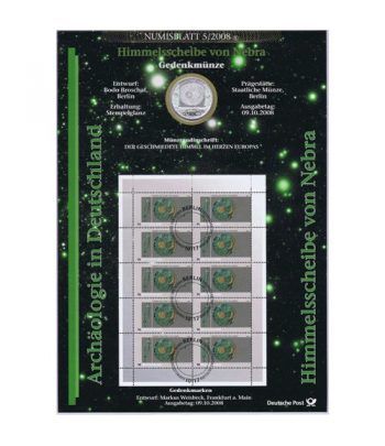 moneda Alemania 10 Euros 2008 A. Numisblatt 5/2008