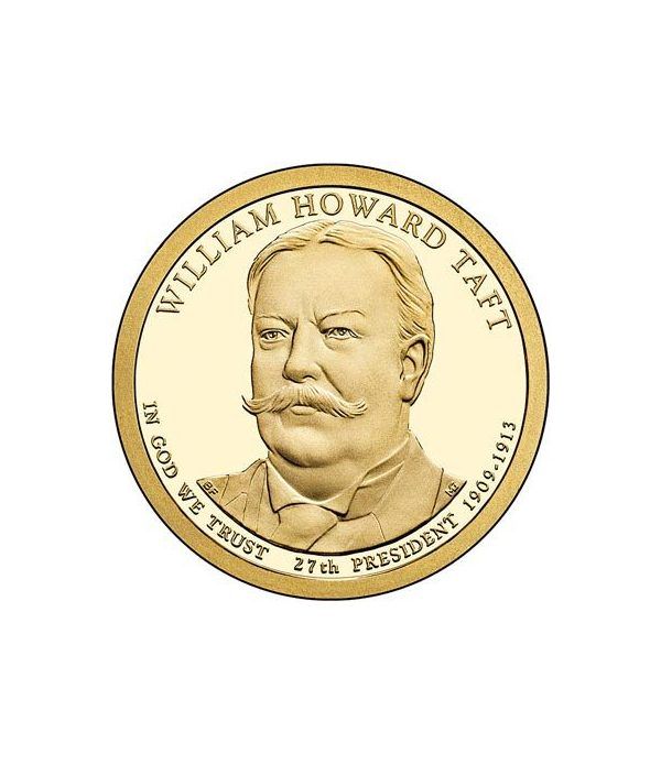 E.E.U.U. 1$ (2013) 27º Presidencial William Howard Taft (2cecas)