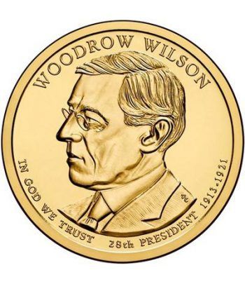 E.E.U.U. 1$ (2013) 28º Presidencial Woodrow Wilson (2cecas)