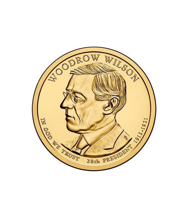 E.E.U.U. 1$ (2013) 28º Presidencial Woodrow Wilson (2cecas)