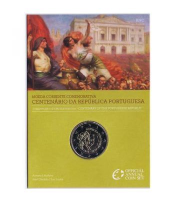 moneda conmemorativa 2 euros Portugal 2010. Estuche BU.