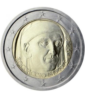 moneda conmemorativa 2 euros Italia 2013. Boccaccio.  - 2