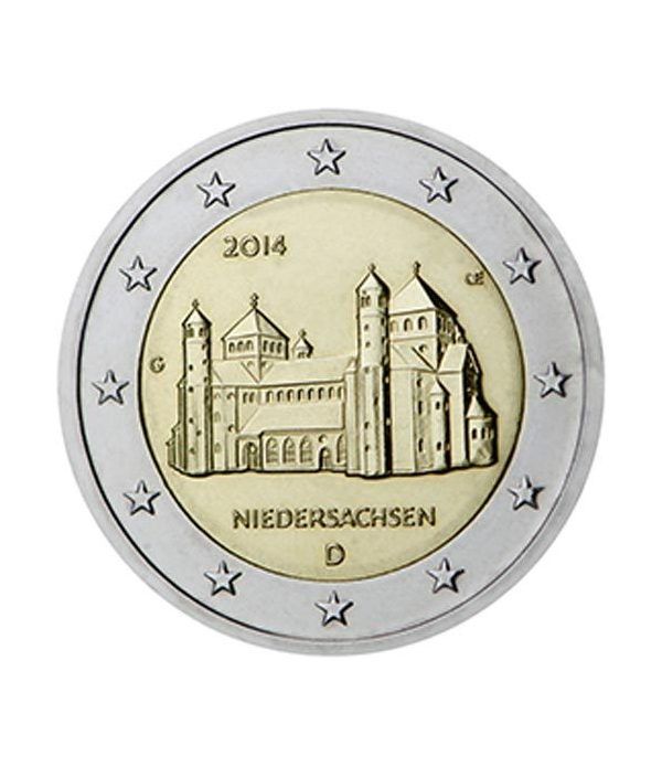 moneda conmemorativa 2 euros Alemania 2014. 5 monedas