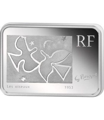 Francia 10 € 2010 Georges Braque. Plata Proof.