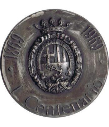 Medalla Barcelona Puerto de Barcelona. Plata.