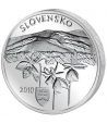 moneda Eslovaquia 20 Euros 2010 Parque Nacional Poloniny. Plata