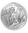 moneda Eslovaquia 20 Euros 2010 Parque Nacional Poloniny. Plata