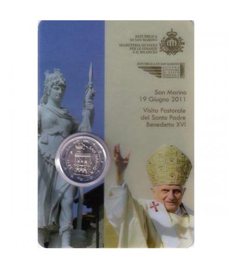monedas euro serie San Marino 2011 (2 euro coincard)