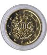 Moneda de 1 euro de San Marino 2009. Chapada oro de 24 kilates