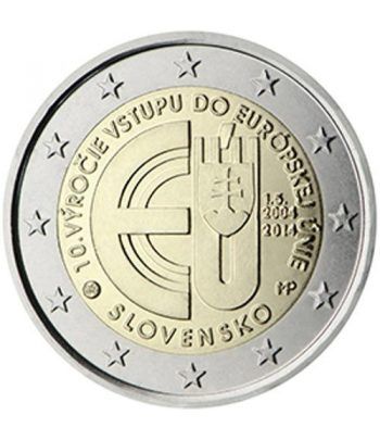 moneda conmemorativa 2 euros Eslovaquia 2014.  - 2