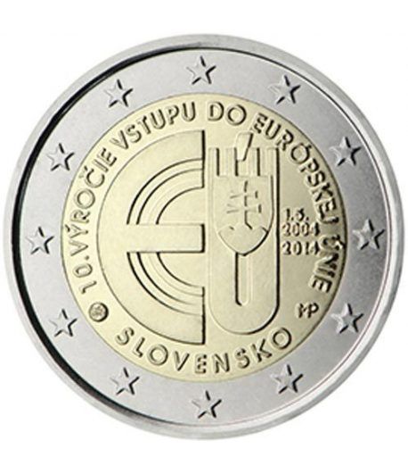 moneda conmemorativa 2 euros Eslovaquia 2014. - 2 moneda conmemorativa 2 euros Eslovaquia 2014. - 2