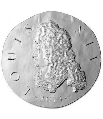 Francia 10 € 2014 Luis XIV. Plata.