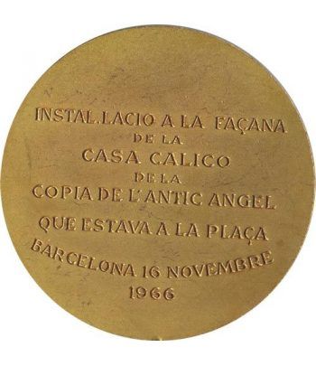 Medalla 175 Aniversario Numismática Calicó. Bronce.