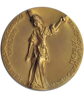 Medalla 175 Aniversario Numismática Calicó. Bronce.