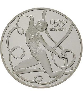 Moneda de plata 200 schillings Austria 1995 Gimnasia ritmica.