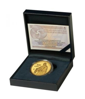 Moneda 2014 Tesoros Españoles. El Greco. 400 euros. Oro.