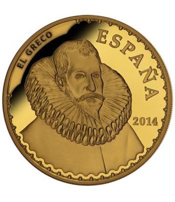 Moneda 2014 Tesoros Españoles. El Greco. 400 euros. Oro.