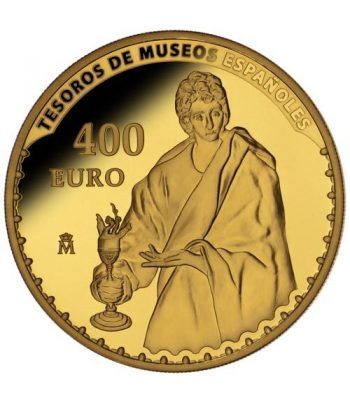 Moneda 2014 Tesoros Españoles. El Greco. 400 euros. Oro.