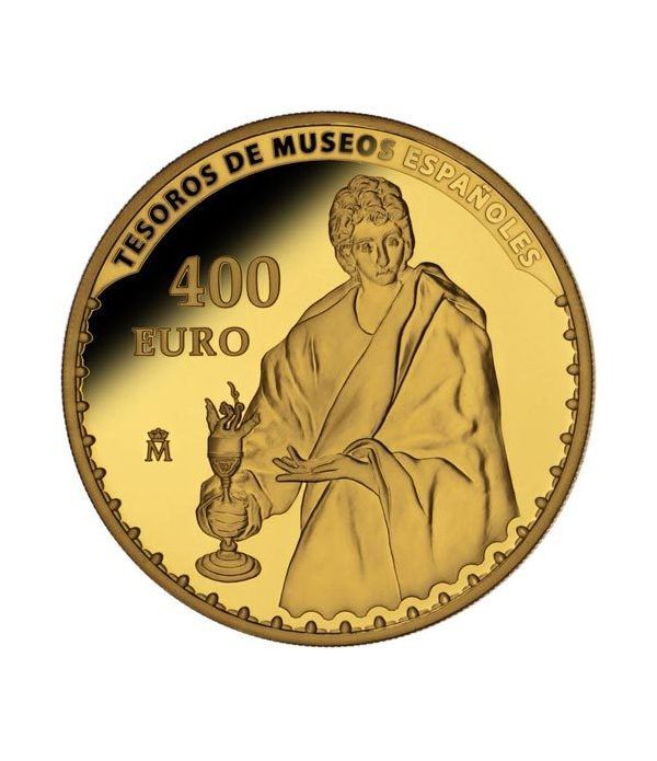 Moneda 2014 Tesoros Españoles. El Greco. 400 euros. Oro.