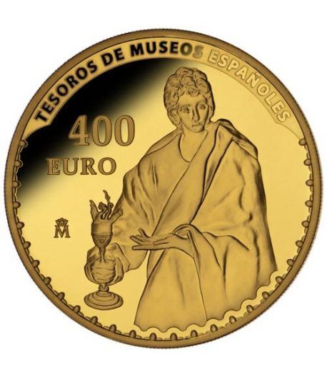 Moneda 2014 Tesoros Españoles. El Greco. 400 euros. Oro.