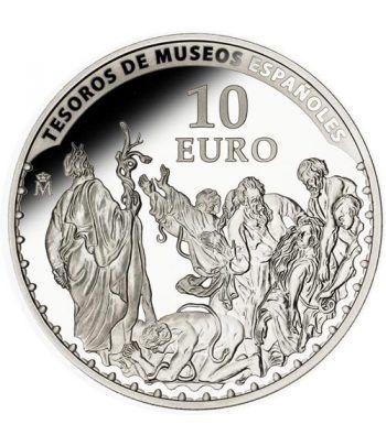 Moneda 2014 Tesoros Españoles. Van Dyck. 10 euros. Plata.