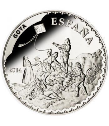 Moneda 2014 Tesoros Españoles. Goya. 50 euros. Plata.