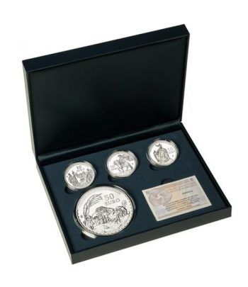 Monedas 2014 Tesoros Españoles. Estuche Plata.