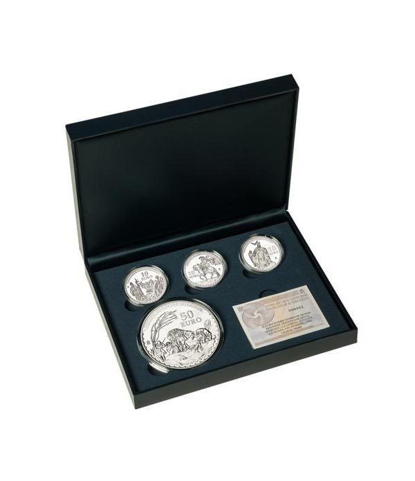 Monedas 2014 Tesoros Españoles. Estuche Plata.