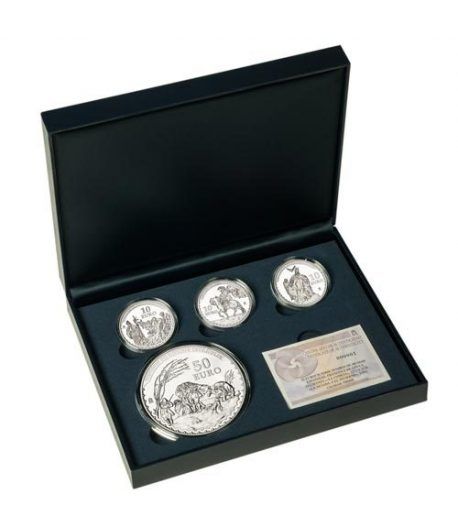 Monedas 2014 Tesoros Españoles. Estuche Plata.