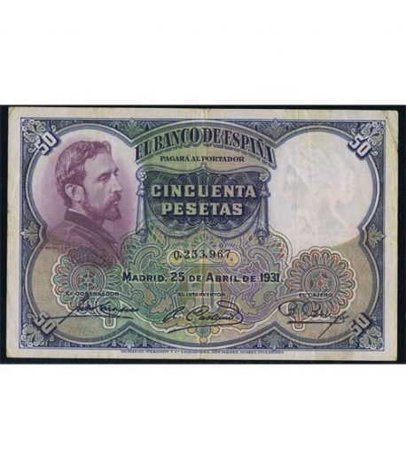 (1931/25/04) Madrid 50 Pesetas MBC.