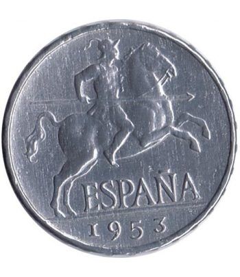 Moneda de España 5 centimos PLVS VLTRA 1953 Madrid SC  - 1