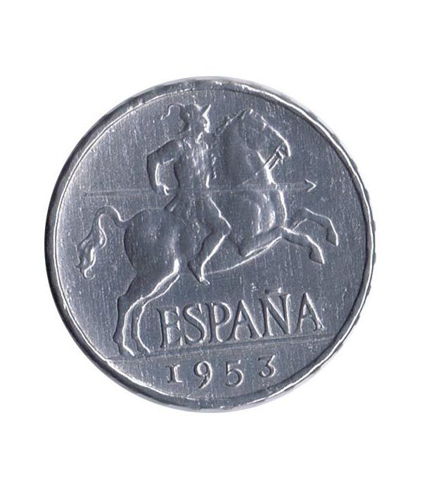 Moneda de España 5 centimos PLVS VLTRA 1953 Madrid SC