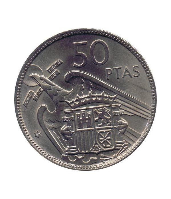 Moneda de España 50 Pesetas 1957 *19-67 Madrid SC