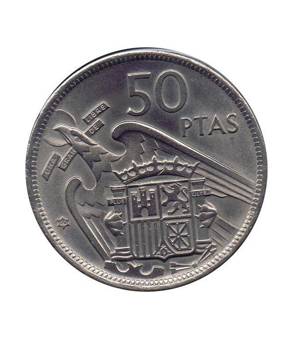 Moneda de España 50 Pesetas 1957 *19-60 Madrid SC
