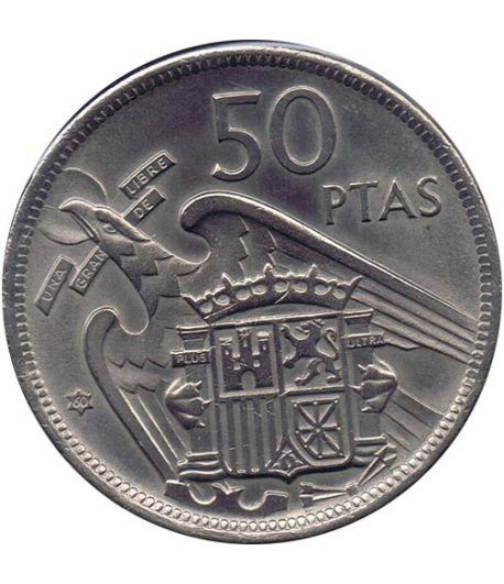 Moneda de España 50 Pesetas 1957 *19-60 Madrid SC