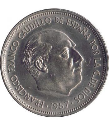 Moneda de España 50 Pesetas 1957 *19-59 Madrid SC
