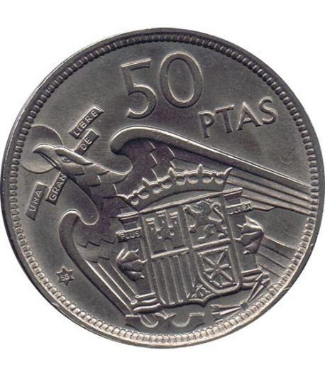 Moneda de España 50 Pesetas 1957 *19-58 Madrid SC